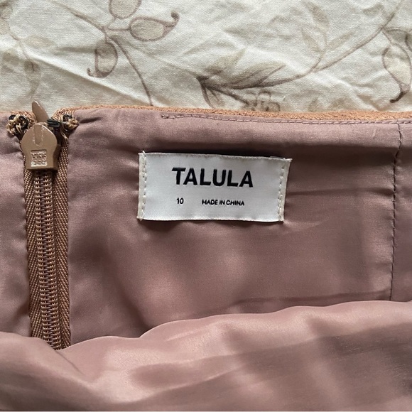 Talula Suede Mini Skirt w/ Zipper - Picture 3 of 3